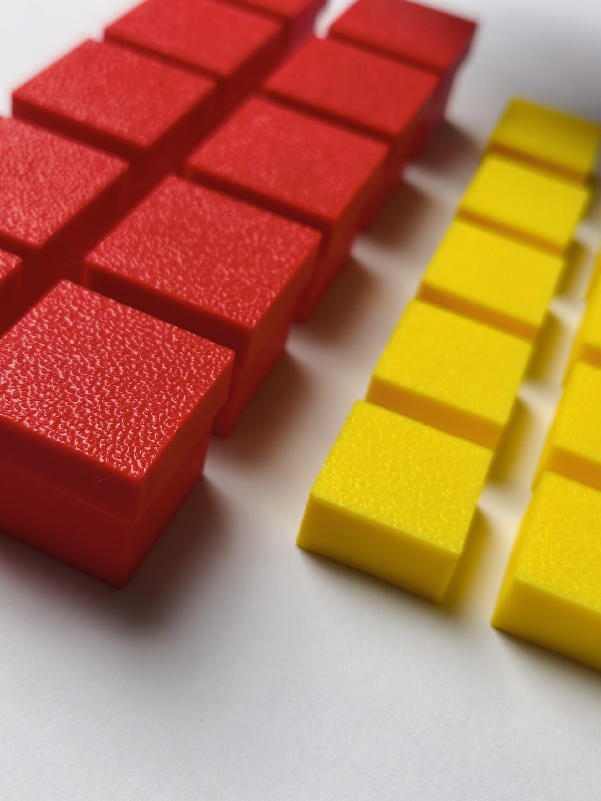 Bild der Kästchen für x und großer Einer