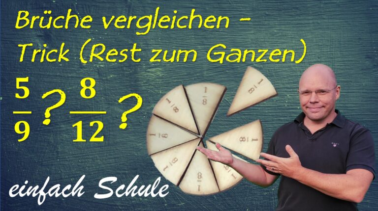 Brüche vergleichen – Rest zum Ganzen