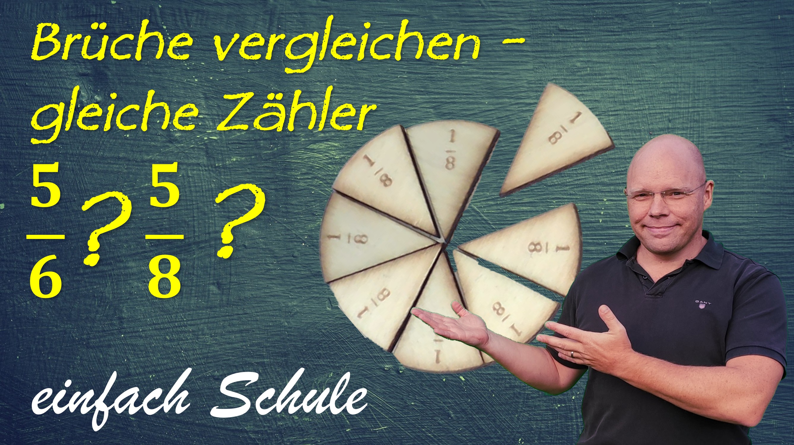 Brüche vergleichen – gleiche Zähler